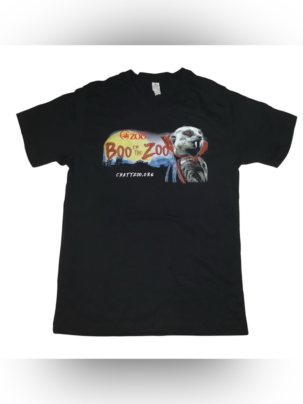 Meerkat Vampire Halloween Boo At The Zoo Chattanooga Tennessee T Shirt Small